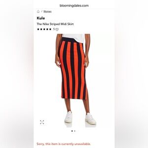 Nike Kule striped skirt